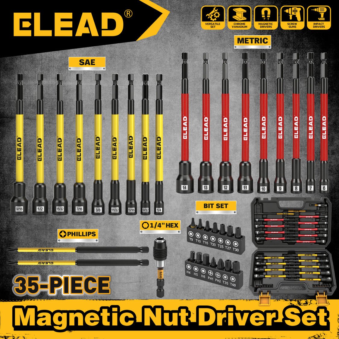 35PCS Magnetic Socket Set - Image 6