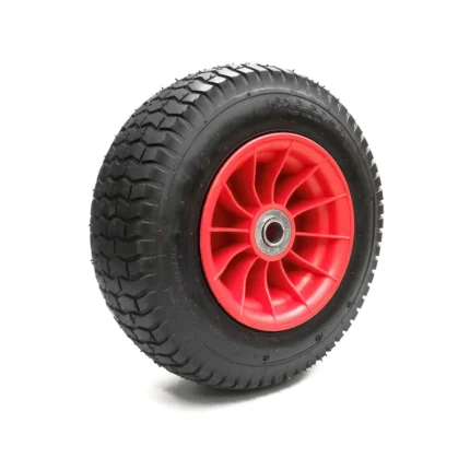 16" x 6.5" Heavy-Duty Wheelbarrow Wheel with 8" Nylon Rim & 25mm Bore - Ideal for Carts & Trolleys