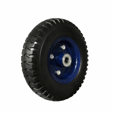 16-inch Heavy-Duty Wheelbarrow Wheel with 25mm Bore Bearings - 6.5-8 Tyre for Trolley and Cart