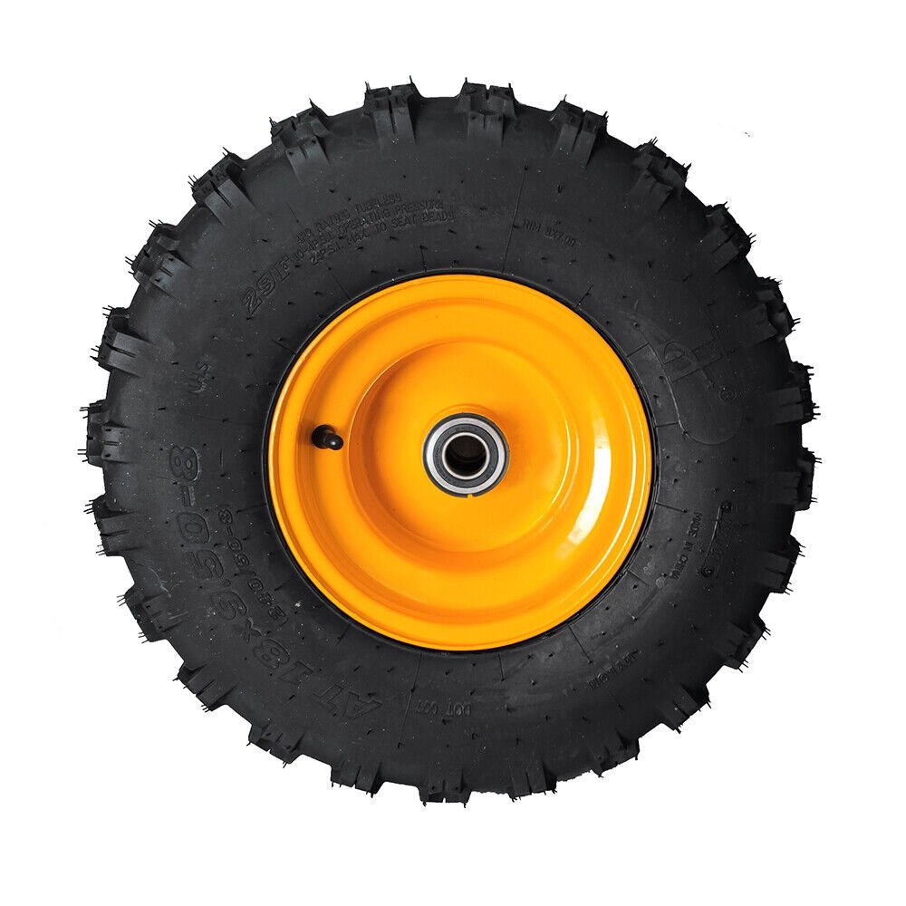 18" x 9.5-8" Inch Rear Wheel with Knobby Tyre for ATV, Quad, Buggy, Ride Mower - 25mm Bore Size - Image 2