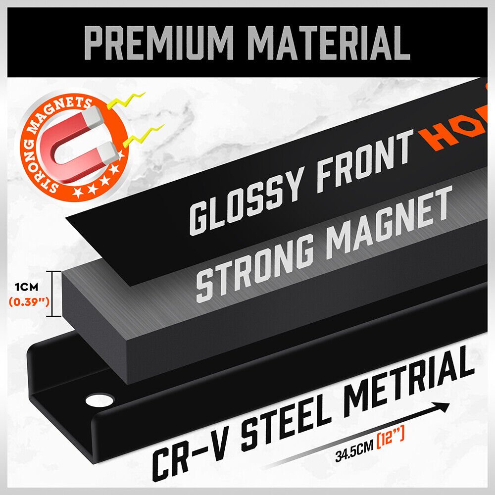 4PC 12" Magnetic Tool Holder Set - Image 3