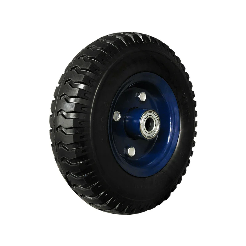 8" 2.50-4 Solid Trolley Wheel – Jockey Puncture Proof Tyre, Single-Sided Hub Design, 16mm Bore - Image 2