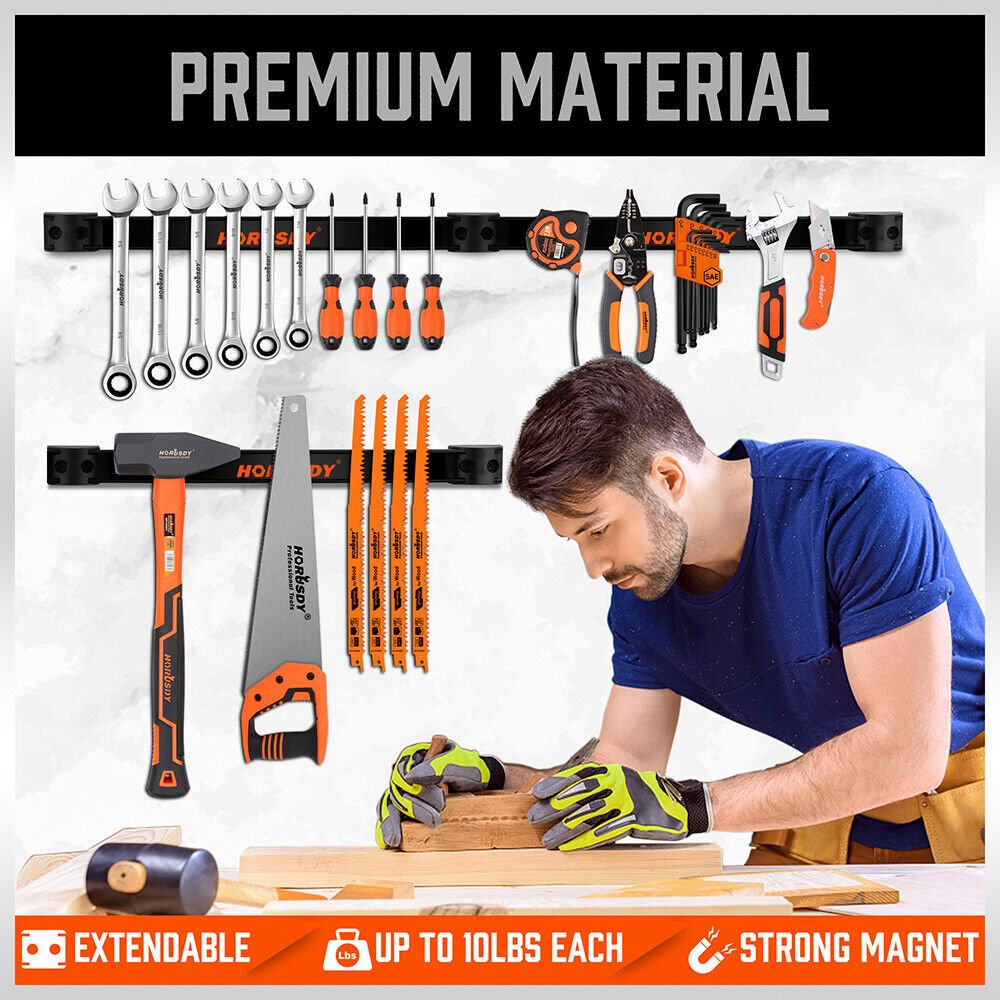 4PC 12" Magnetic Tool Holder Set - Image 5