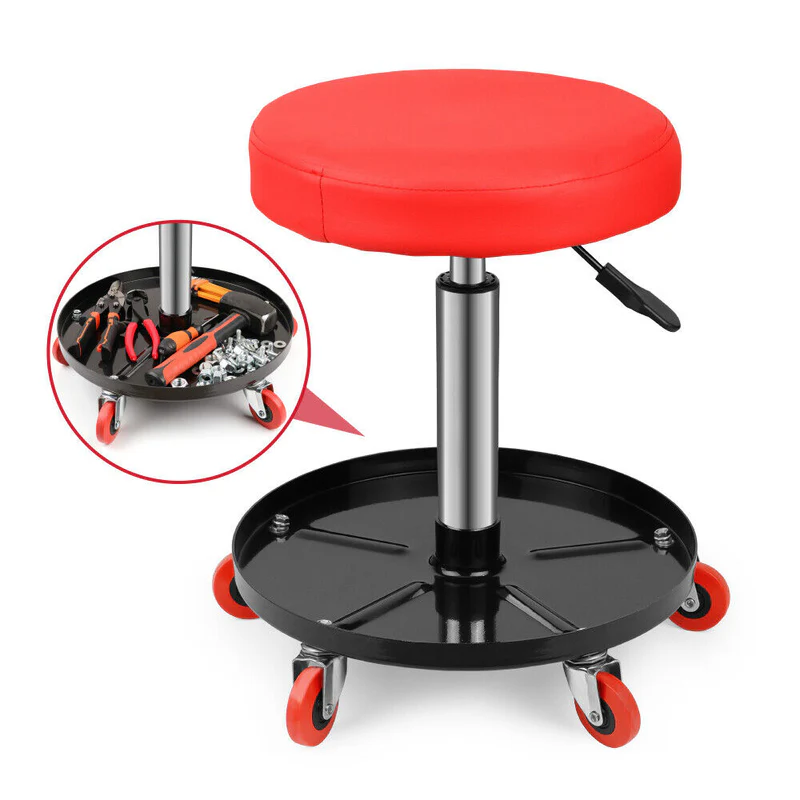 Round Garage Stool