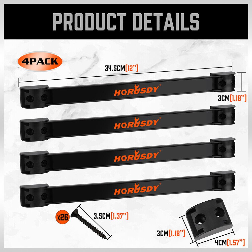 4PC 12" Magnetic Tool Holder Set - Image 4