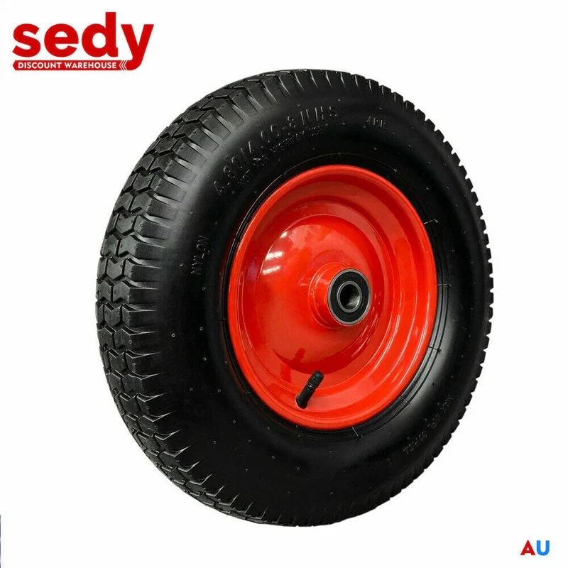 16" 4.80/4.00-8 Pneumatic Wheelbarrow Wheel 25mm Bore Trolley Tyre - Image 3