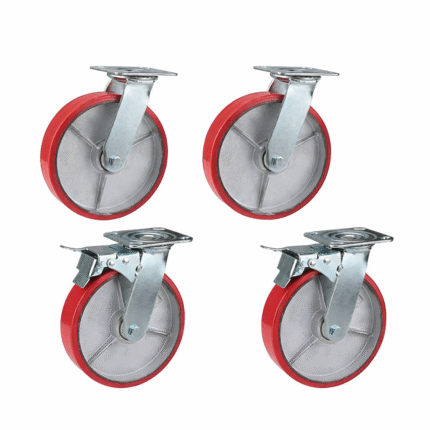 8-Inch Polyester Swivel Caster (with or without Brake)