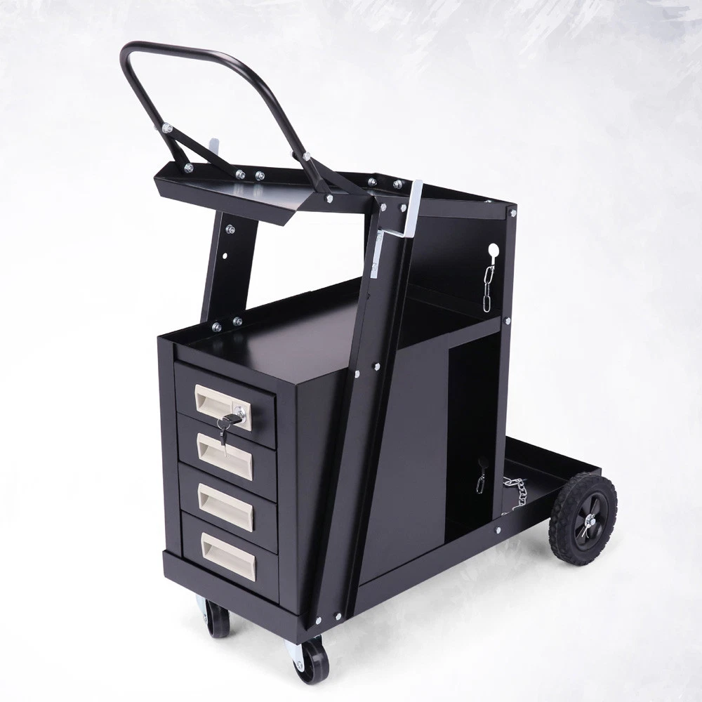 Welding Cart With Lockable Drawer - Image 4