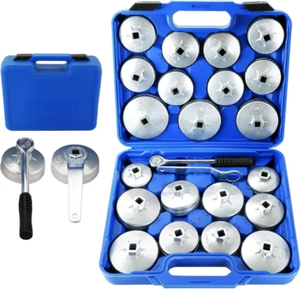 23PC Cap-Style Oil Filter Wrench Set”