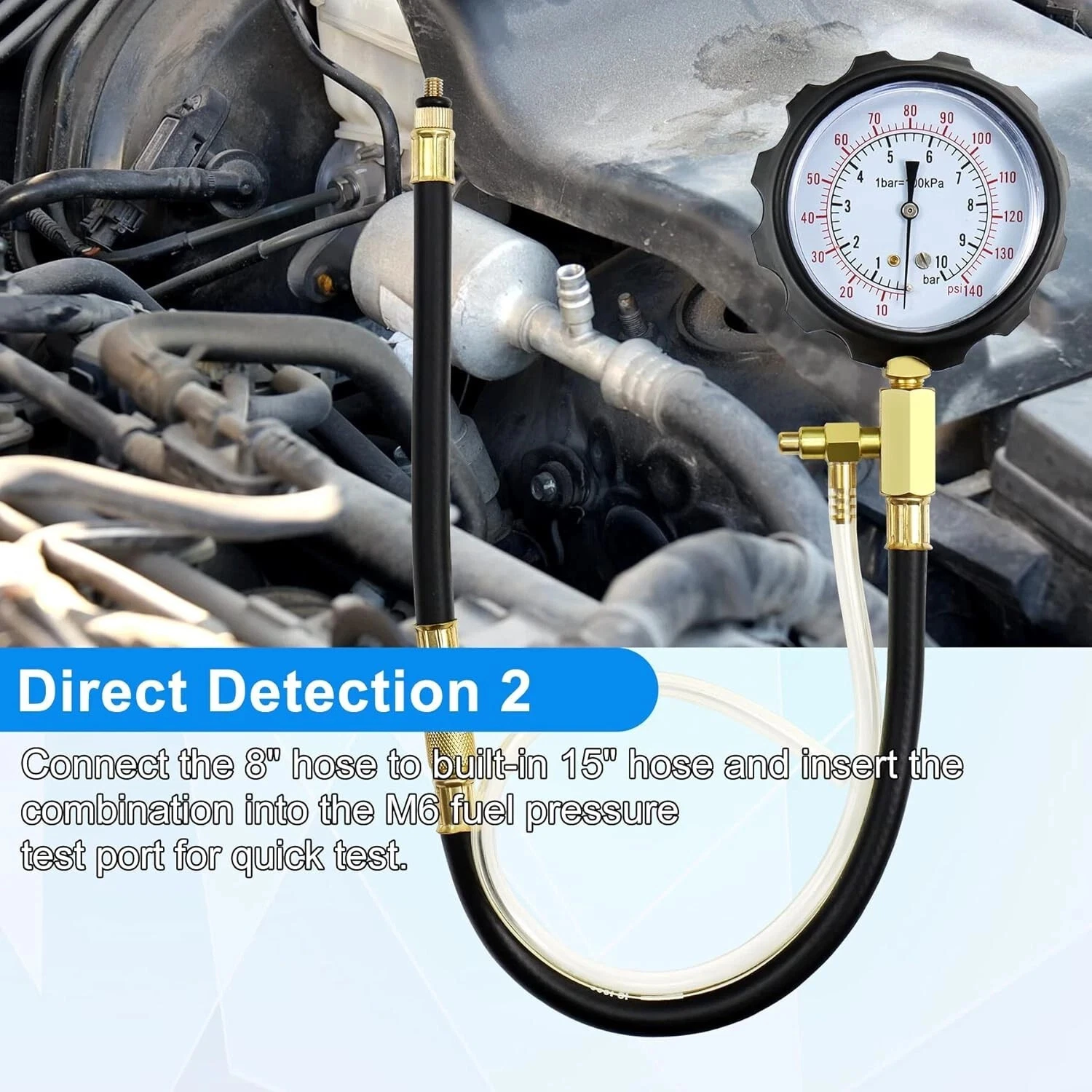 20PC TU-114 Fuel Injection Pressure Gauge Set - Image 3