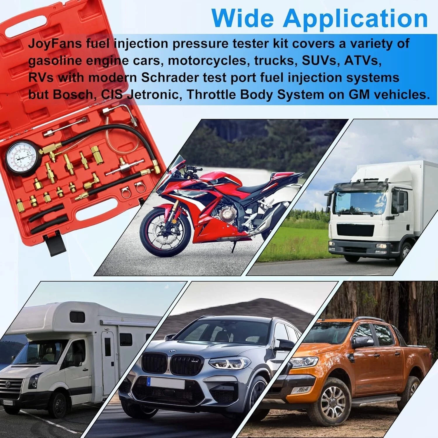 20PC TU-114 Fuel Injection Pressure Gauge Set - Image 6