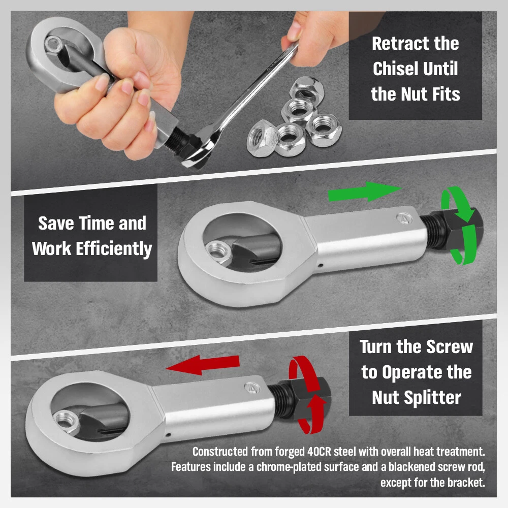 4PCS Nut Splitter Breaker - Image 7