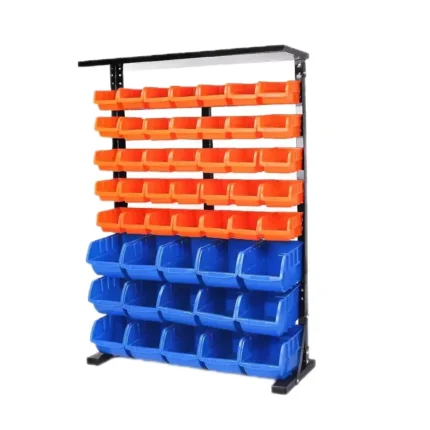 50PC Storage Bins with Rack