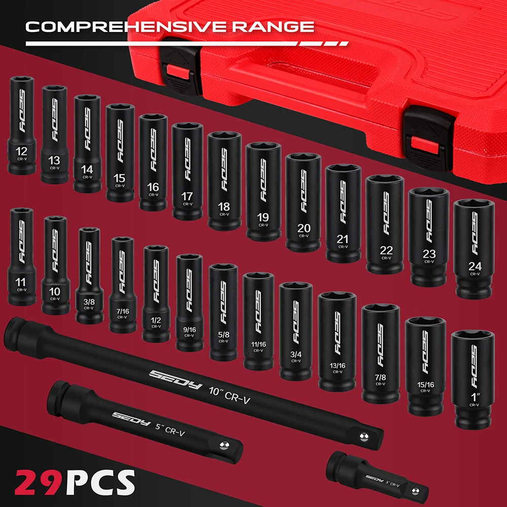 29-Piece Impact Socket Set - Image 7