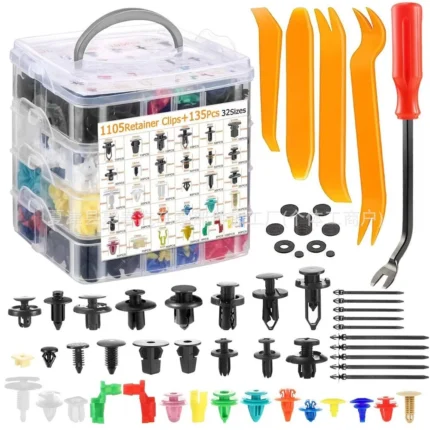 1240PCS Automotive Fastener Clip Kit