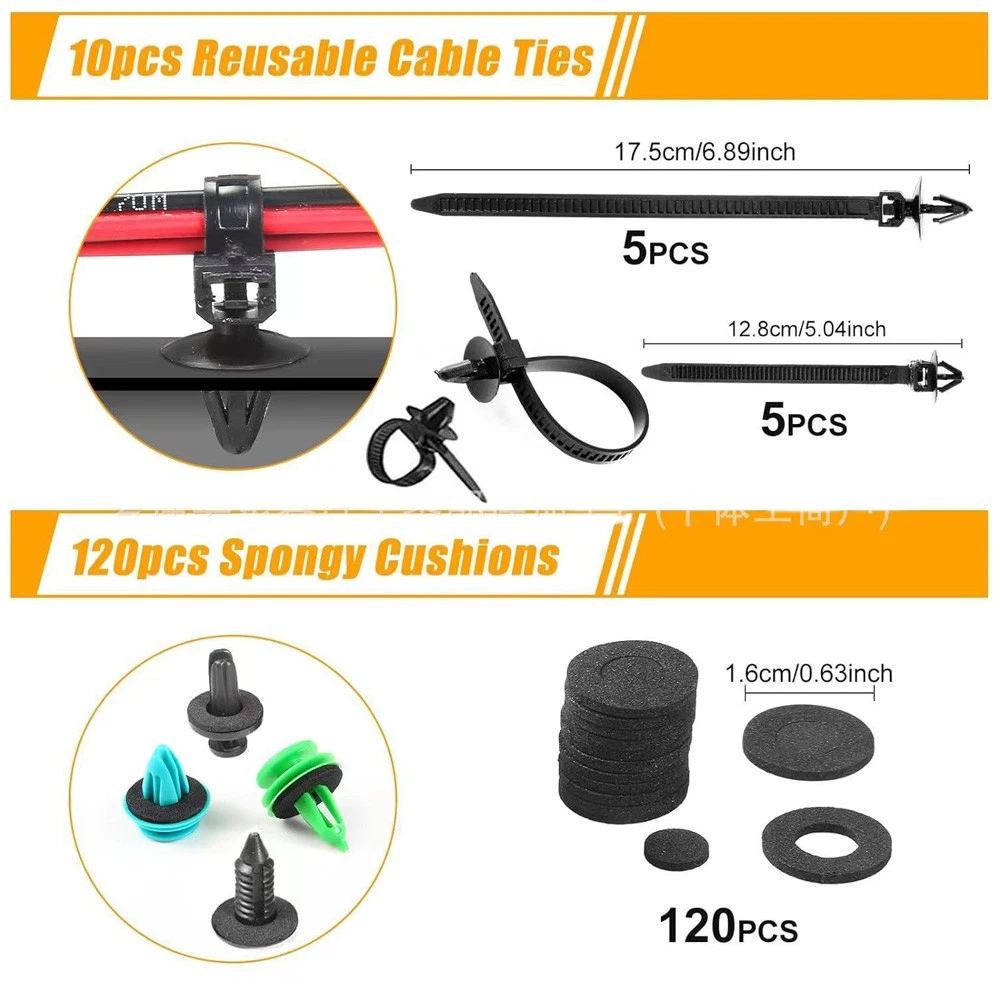 1240PCS Automotive Fastener Clip Kit - Image 4