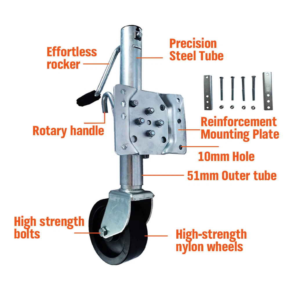 6" Jack with Nylon Wheels - Image 3
