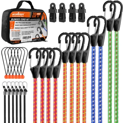 28PC Hook & Bungee Cord Set