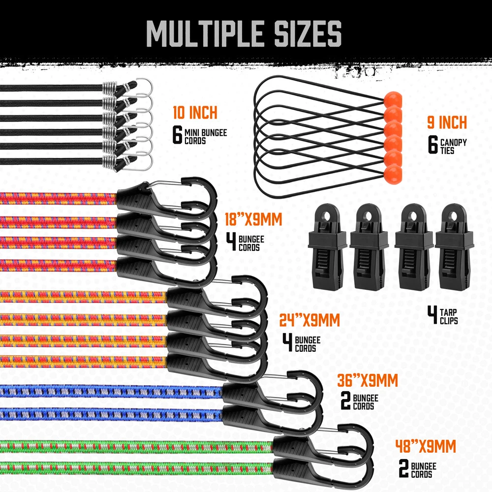 28PC Hook & Bungee Cord Set - Image 10