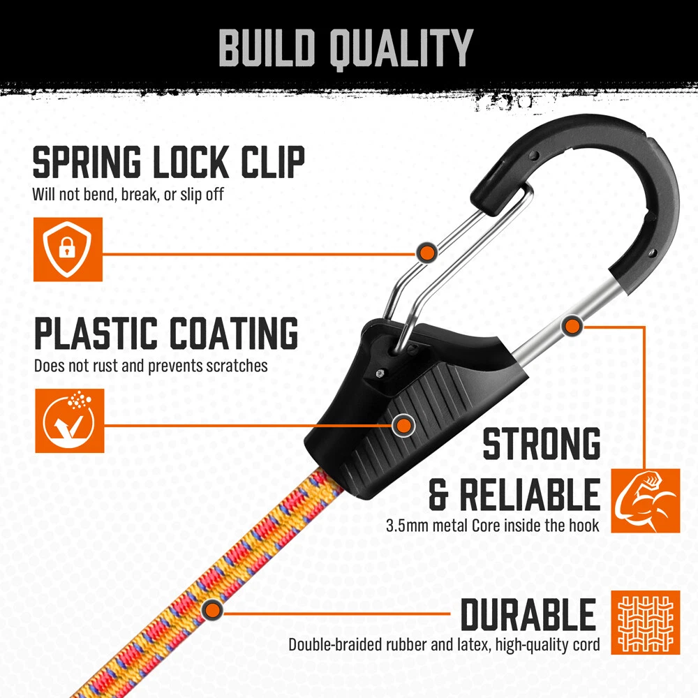 28PC Hook & Bungee Cord Set - Image 8