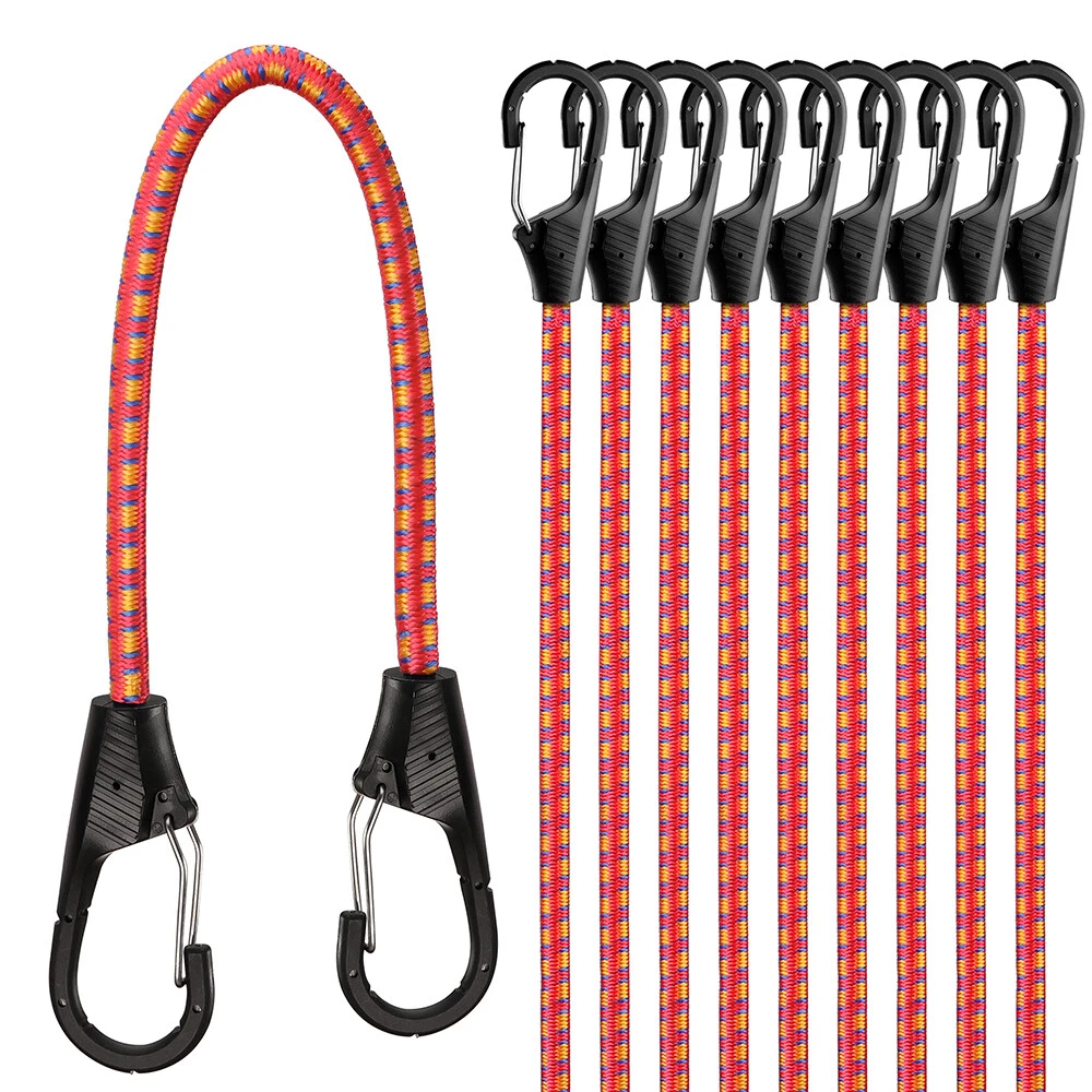 10PC 18" Bungee Cords