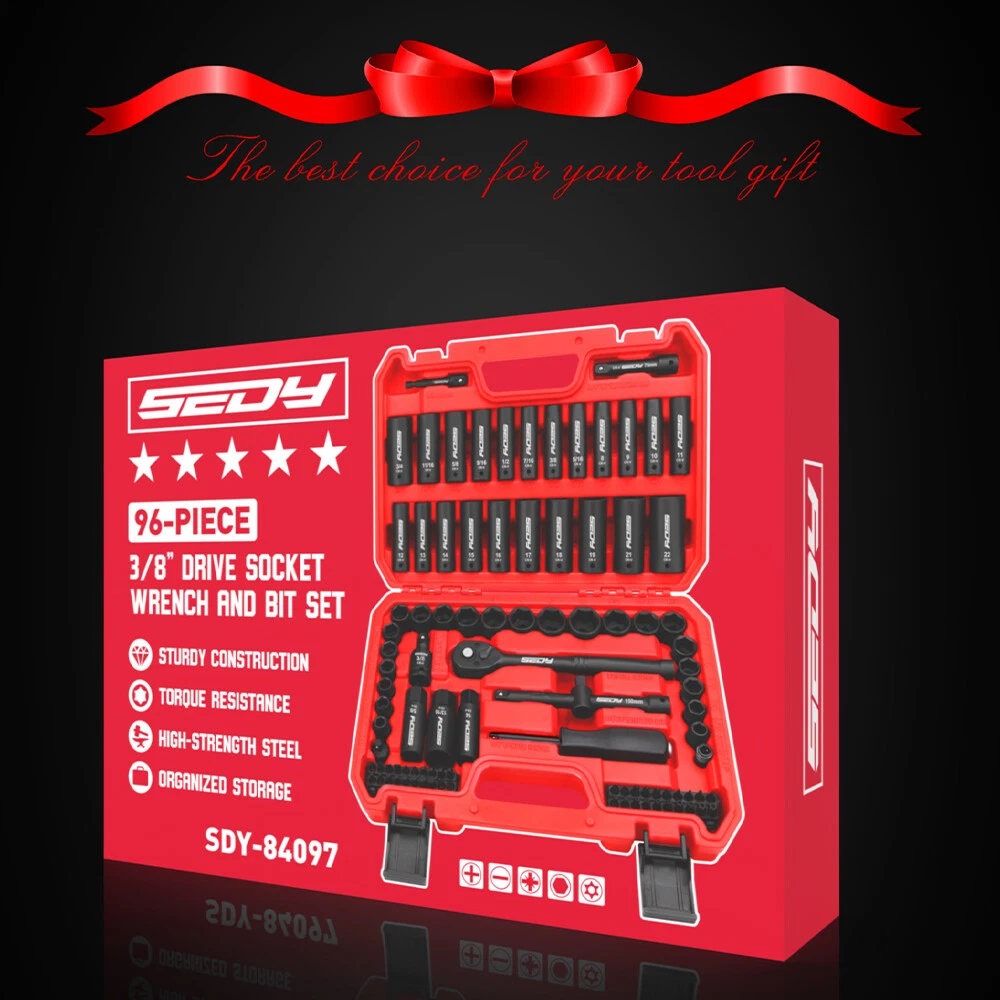 96PCS 3/8" Drive Socket Set - Image 10