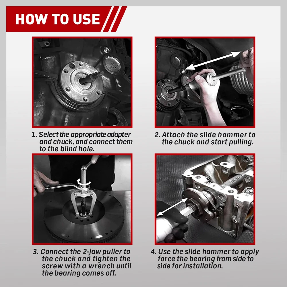 16PC Internal Bearing Puller Set - Image 8