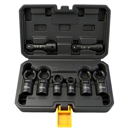 8PC Short Flexible Head Crowfoot Wrench Set