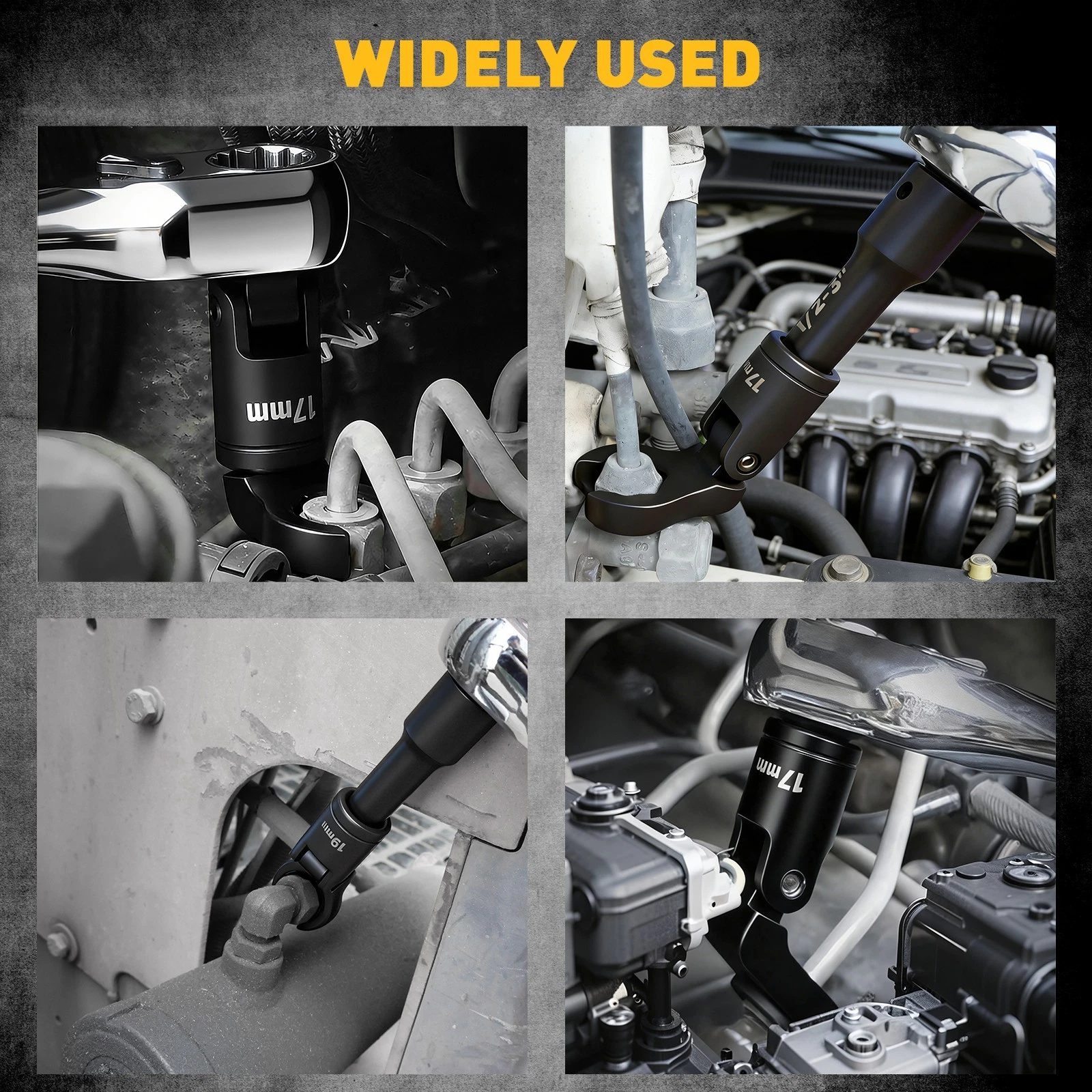 8PC Short Flexible Head Crowfoot Wrench Set - Image 8