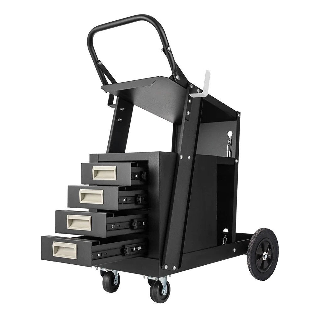 Welding Cart With Lockable Drawer