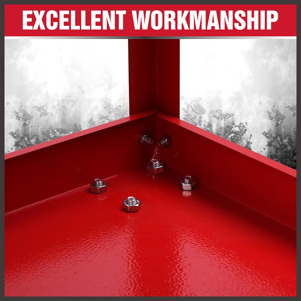 3-Tier Tool Cart Trolley Toolbox Workshop Garage Storage 150KG Organizer Garage - Image 3