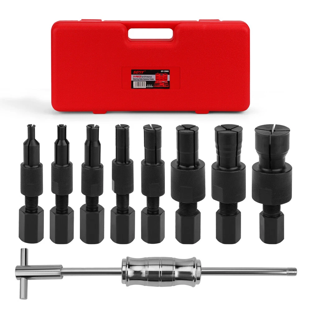 9PC Internal Bearing Slide Hammer Puller Set - Image 2