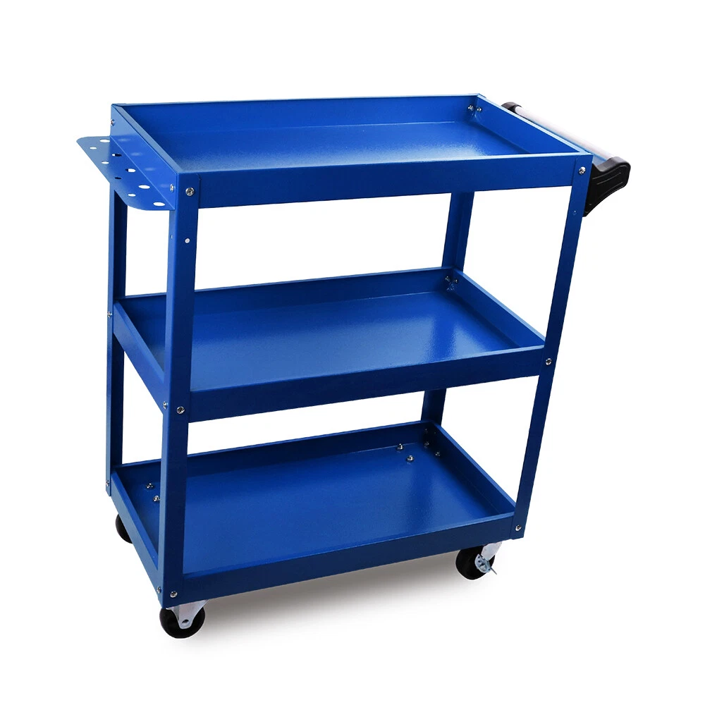 3-Tier Tool Cart Trolley Toolbox Workshop Garage Storage 150KG Organizer Garage - Image 12