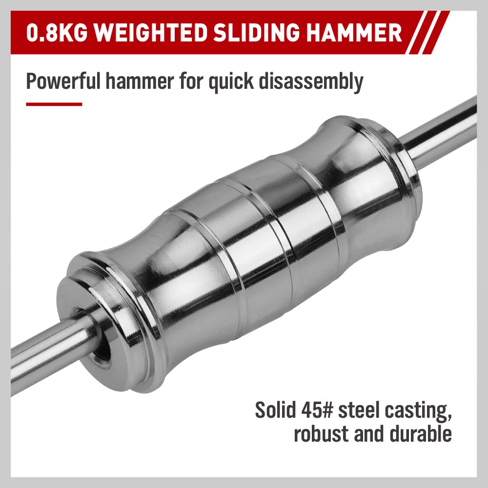 9PC Internal Bearing Slide Hammer Puller Set - Image 7