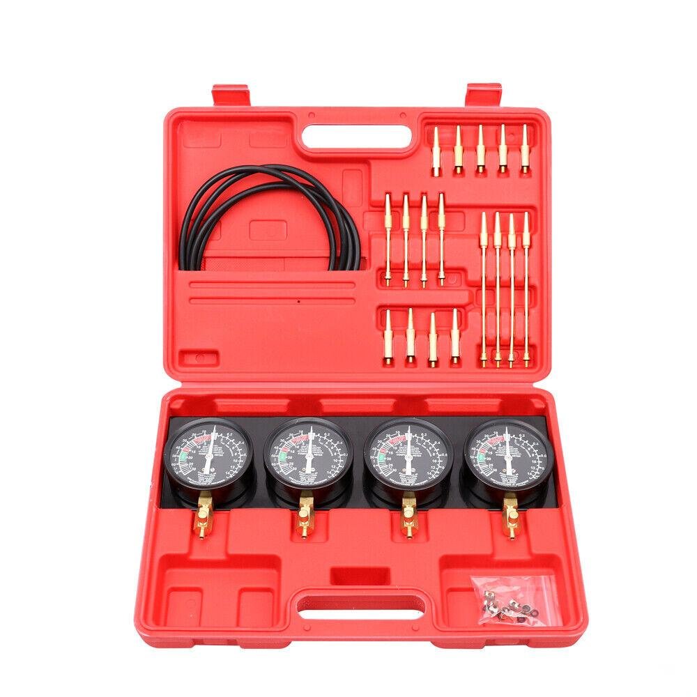 22PC 4-Way Vacuum Gauge Set