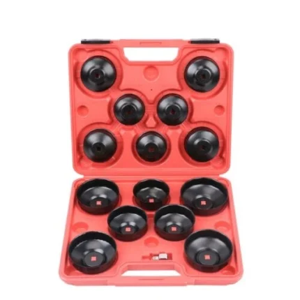 15PC Cup-Type Oil Filter Wrench Set