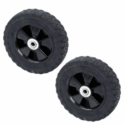 Solid Dual-Axle Plastic Wheel