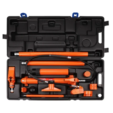 16-Piece 12 Ton Hydraulic Porta Power Kit with Blow Mold Case
