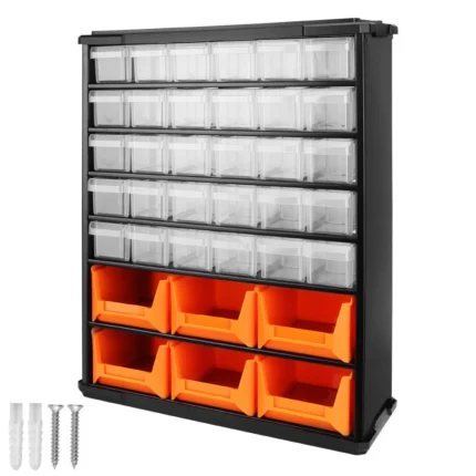 36-Piece Metal Tool Box Set