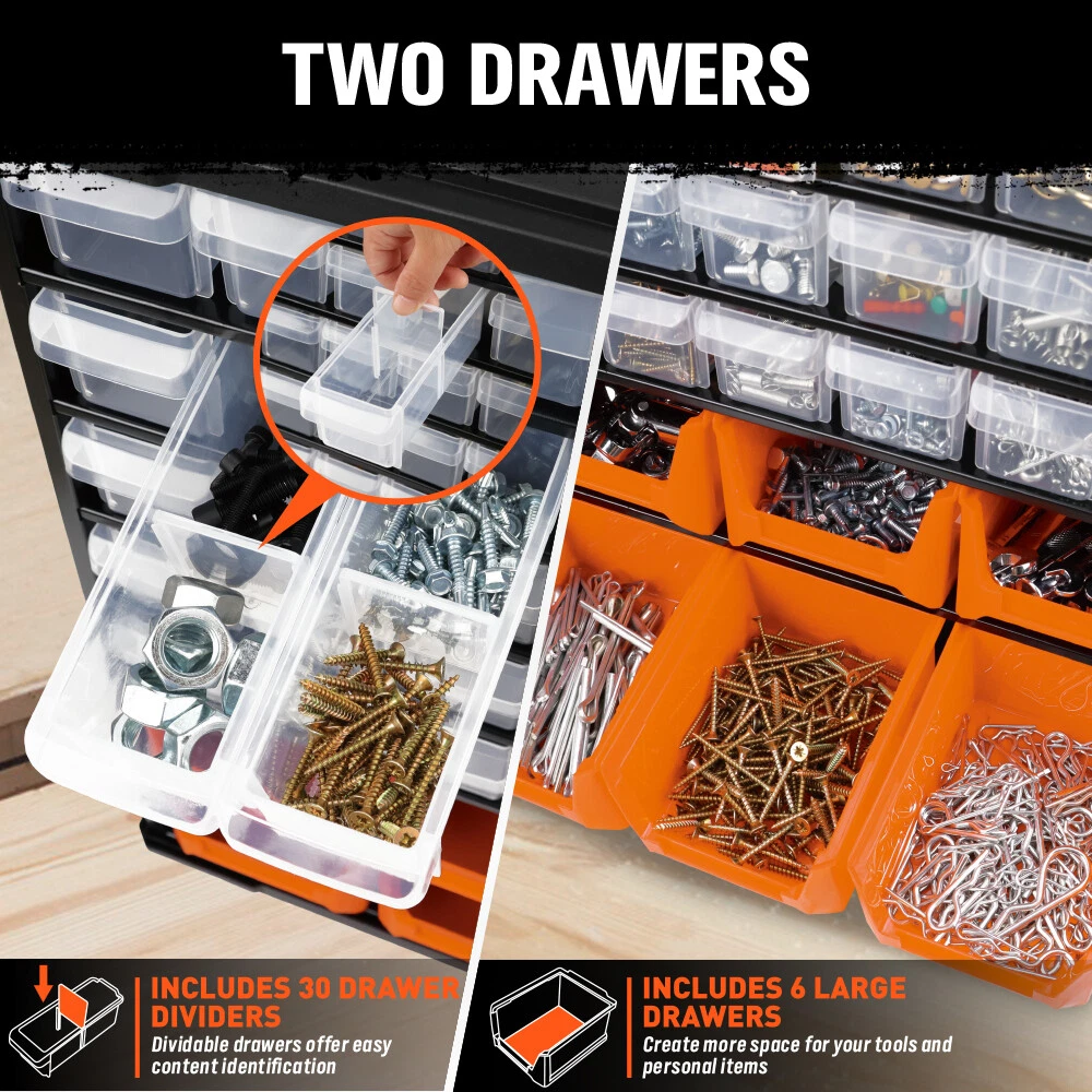 36-Piece Metal Tool Box Set - Image 4