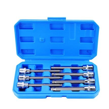 3/8" Drive Extra Long Ball-End Hex Bit Socket Set